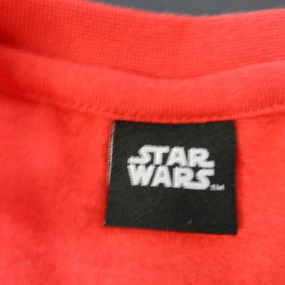 Star Wars Rebel Crewneck Sweatshirt Medium Red Logo Force To Be Reckoned With - Picture 5 of 9